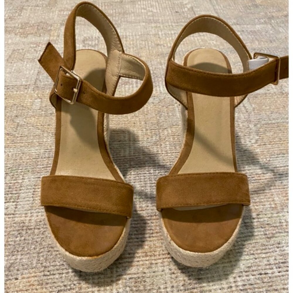 Brown Wedge Sandal